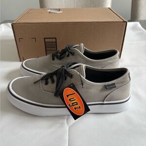 Mans Lugs Gray Lace Up Canvas Size 7 Sneakers
